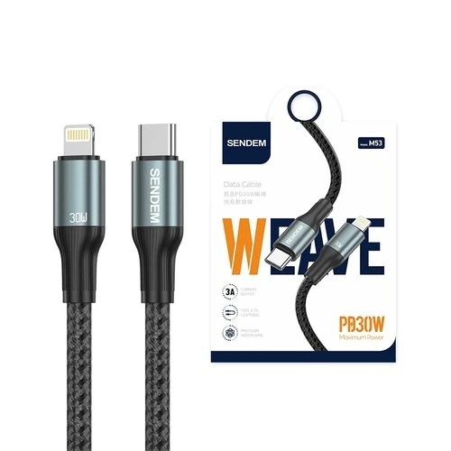 كابل ايفون بى دي - Sendem m53
