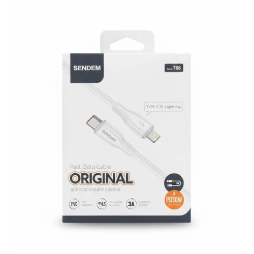 كابل شحن سريع آيفون 30 واط PD أصلي