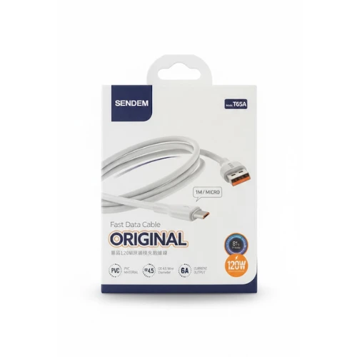 كابل شحن ميكرو (Micro USB) سريع 120 واط أصلي